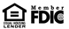 equal housing logo member FDIC