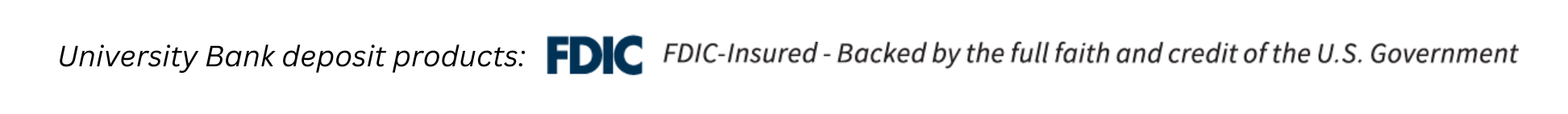 UB FDIC Logo